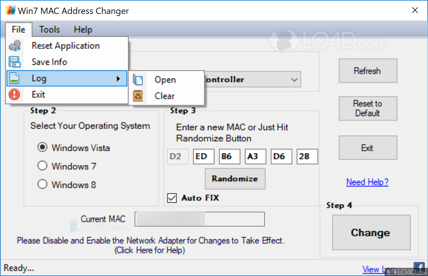 Download tmac mac address changer